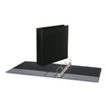 Binders | Universal UNV20745 11 in. x 8.5 in. 2 in. Capacity 3 Rings Slant D-Ring View Binder - Black image number 5