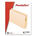 File Folders | Pendaflex 22823 5.25 in. Expansion Legal Size Drop Front Shelf File Pockets with Rip-Proof-Tape Gusset Top - Manila (10/Box) image number 3