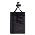  | Advantus 75453 3.25 in. x 5 in. Holder 2.38 in. x 3.5 in. Insert 48 in. Cord Vertical ID Badge Holders with Convention Neck Pouch - Black/Clear (12/Pack) image number 2