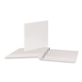 Binders | Universal UNV20702 0.5 in. Capacity 11 in. x 8.5 in. 3 Slant D-Rings View Binder - White image number 4