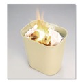 Trash & Waste Bins | Rubbermaid Commercial FG254100BEIG 3.5 gal. Fiberglass Wastebasket - Beige image number 3
