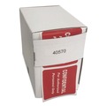 Labels | Tabbies 40570 2 in. x 2 in. CONFIDENTIAL For Authorized Personnel Only HIPAA Labels - Red (500/Roll) image number 0