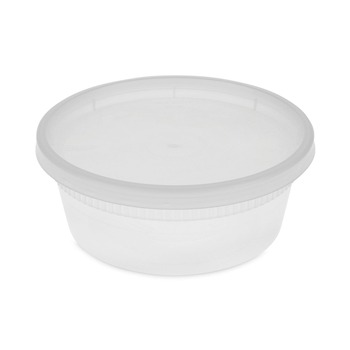 Pactiv Corp. YL2508 Newspring DELTainer 1.13 in. x 2.8 in. x 1.33 in. 8 oz. Microwavable Plastic Container - Clear (240/Carton)