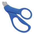 Back to School Sale | Westcott 43218 8 in. Long 3.5 in. Cut Length Preferred Line Stainless Steel Scissors - Offset Blue Handle image number 1