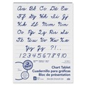 Project & Display Boards | Pacon P0074610 24 in. x 32 in. 25 Sheets 1 in. Rule Presentation Format Chart Tablets - White image number 0