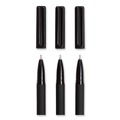 Pens | U Brands 5007U01-24 0.7 mm Fine Catalina Soft Touch Stick Porous Point Pen - Black (12/Pack) image number 2