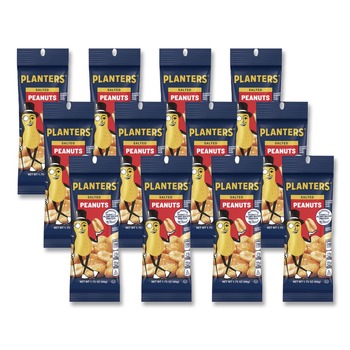 Planters GEN77080 1.75 oz Salted Peanuts (12/Box)
