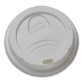 Just Launched | Dixie D9538 8 oz. Dome Hot Drink Lids - White (1000/Carton) image number 1