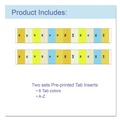 Sheet Protectors | C-Line 48235 9.25 in. Expansion 1/6-Cut Tabs 13-Pocket Expanding File - Letter Size/Blue image number 2