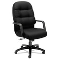 Office Chairs | HON H2091.H.CU10.T 17 in. - 21 in. Seat Height Pillow-Soft 2090 Series Executive High-Back Swivel/Tilt Chair Supports Up to 300 lbs. - Black image number 0