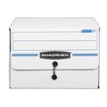  | Bankers Box 00061 SIDE-TAB Letter File Storage Boxes - White/Blue (12/Carton) image number 1