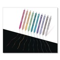 Pens | Paper Mate 2208638 Medium 0.8 mm InkJoy Metallic Retractable Gel Pen - Assorted Ink, Assorted Barrel (10/Pack) image number 3
