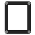 Office Presentation Supplies | Deflecto 899102 8.5 x 11 Insert Superior Image Window Display - Clear/Black image number 0