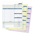 Retail Store Supplies | TOPS 3866 8.5 x 11.63 Three-Part Carbonless Job Invoice Snap-Off Triplicate Form (50/Pack) image number 0