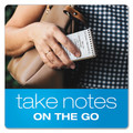Notebooks & Pads | Ampad 25-093R 3 in. x 5 in. Sheets Narrow Rule Memo Pads - Randomly Assorted Cover Colors image number 4
