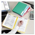 File Folders | Smead 14939 2 in. Expansion Colored Pressboard Folders with 2 SafeSHIELD Coated Fasteners - Letter Size/Yellow (25/Box) image number 4