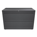 Office Filing Cabinets & Shelves | HON H792.L.S Brigade 700 Series Two-Drawer 42 in. x 18 in. x 28 in. Lateral File Cabinet - Charcoal image number 1