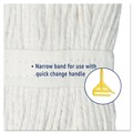  | Boardwalk BWK2020REA #20 Cut-End Rayon Wet Mop Head - White image number 7