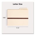 File Folders | Smead 75487 Manila File Pockets, 1-in Expansion, Letter Size, Manila image number 2