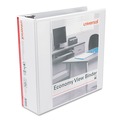 Binders | Universal UNV20992 3 in. Capacity 11 in. x 8-1/2 in. Round 3 Ring Economy View Binder - White image number 0