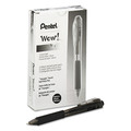 Pens | Pentel BK440-A Medium 1 mm Retractable WOW! Ballpoint Pen - Black Ink, Smoke/Black Barrel (1-Dozen) image number 0
