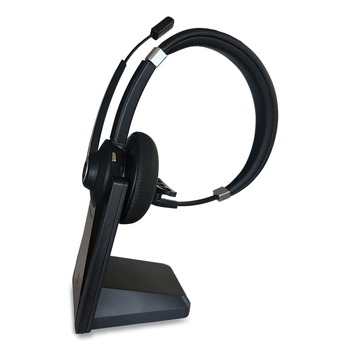 OFFICE ACCESSORIES | Innovera 70002 IVR70002 Monaural Over The Head Bluetooth Headset - Black/Silver