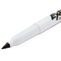 Washable Markers | EXPO 1871131A Extra-Fine Bullet Tip Low-Odor Dry-Erase Marker - Black (1-Dozen) image number 2