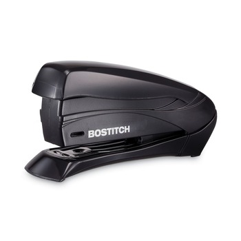 PaperPro AMAX1493 15-Sheet Capacity Inspire Spring-Powered Half-Strip Compact Stapler - Black