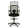 Office Chairs | Alera ALEET4614 Etros Series 25.19 in. to 35.23 in. Seat Height Mesh Stool - Black image number 3