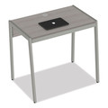 Office Desks & Workstations | Linea Italia LITSH763ASH Klin 33 in. x 19 in. x 29.5 in. Desk - Ash image number 0