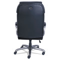 Office Chairs | SertaPedic 48964 Supports Up to 400 lbs. 19 in. to 22 in. Seat Height Cosset Big and Tall Executive Chair - Black Seat/Back, Slate Base image number 3