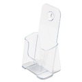 Desk Shelves | Deflecto 77501 4.25w x 3.25d x 7.75h Leaflet Size DocuHolder for Countertop/Wall-Mount - Clear image number 0