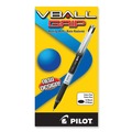 Back to School Sale | Pilot 35470 VBall Grip Liquid Ink Extra-Fine 0.5 mm Rollerball Pen - Black Ink/Black/White Barrel (1-Dozen) image number 1