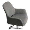 Office Chairs | Alera ALEWS4241 18.9 in. to 22.24 in. Seat Height Mid-Century Task Chair Supports Up to 275 lb - Gray Seat/Gray Back image number 3