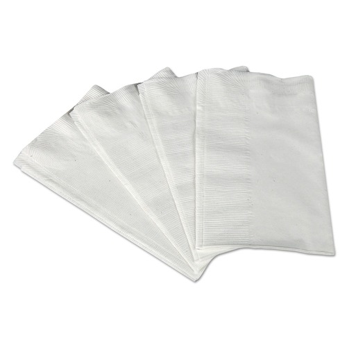  | Scott 98200 2-Ply 1/8-Fold Dinner Napkins - White (300/Pack, 10 Packs/Carton) image number 0
