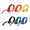 Office Cable Management | Velcro 93007 0.5 in. x 8 in. One-Wrap Ties and Straps - Assorted Colors (60/Pack) image number 2