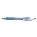 Pens | BIC VCGN11-BE Fine 0.7 mm GLIDE Exact Retractable Ballpoint Pen - Blue Ink, Blue Barrel (1-Dozen) image number 4