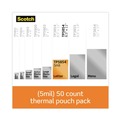 Laminating Supplies | Scotch TP5854-50 5 mil 9 in. x 11.5 in. Laminating Pouches - Gloss Clear (50/Pack) image number 8