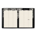 Notebooks & Pads | AT-A-GLANCE 541-905 Lacey 11 in. x 8.5 in. 13-Month Jan. 2026 to Jan. 2027 Weekly Block Format Professional Appointment Book - Black/White image number 2