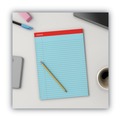 Notebooks & Pads | Universal UNV35880 50-Sheet 8.5 in. x 11 in. Colored Perforated Writing Pads - Wide/Legal Rule, Blue (1 Dozen) image number 6