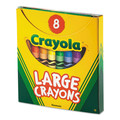 Arts & Crafts Supplies | Crayola 520080 Tuck Box Large Crayons (8/Box) image number 2