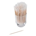 Cutlery | AmerCareRoyal RIW15 2.5 in. Cello-Wrapped Round Wood Toothpicks - Natural (15000/Carton) image number 3