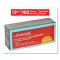 Sticky Notes & Post it | Universal UNV35663 1-1/2 in. x 2 in. Self Stick Note Pads - Assorted Pastel Colors (12/Pack) image number 1