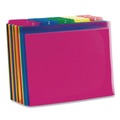 File Folders | Pendaflex 40143 8.5 x 11 Poly 1/5-Cut Top Tab 1 to 30-31 File Guides - Assorted Colors (31/Set) image number 3
