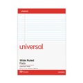 Just Launched | Universal M9-20630 8.5 in. x 11.75 in. 50 Sheets Wide/Legal Rule Red Headband Perforated Ruled Writing Pads - White (1 Dozen) image number 0