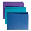 File Folders | Smead 11989 1/3-Cut Tabs Assorted Letter Size 0.75 in. Expansion SuperTab Organizer Folder - Assorted Colors (3/Pack) image number 0