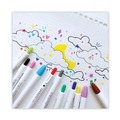 Pens | Zebra 69012 0.6 mm Retractable Fine ClickArt Porous Point Pen - Assorted Ink/Barrel Colors (12/Pack) image number 2