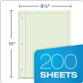 Notebooks & Pads | TOPS 35502 8.5 in. x 11 in. Engineering Computation Pads with Cross-Section Quadrille Rule - Green (200/Pad) image number 4