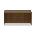Office Desks & Workstations | Alera ALEVA216030WA Valencia Series 59.13 in. x 29.5 in. x 29.63 in. Straight Front Desk Shell - Modern Walnut image number 2
