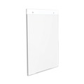Office Presentation Supplies | Deflecto 68201 Classic Image 8.5 in. x 11 in. Portrait Wall-Mount Sign Holder - Clear image number 2